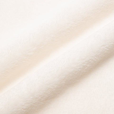 Smooth Frilled Throw (Lap Blanket) 1500 X 800 Ivory