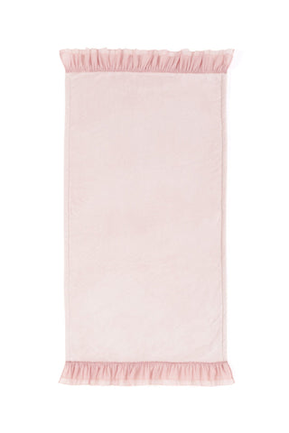 Smooth Frill Throw (Lap Blanket) 1500 X 800 Pink