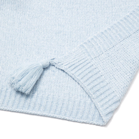 Shirley Throw (Knee Blanket) 1500 X 800 Light Blue