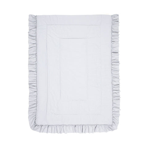 Fuwaro Cooling Quilt Frill Single Grey