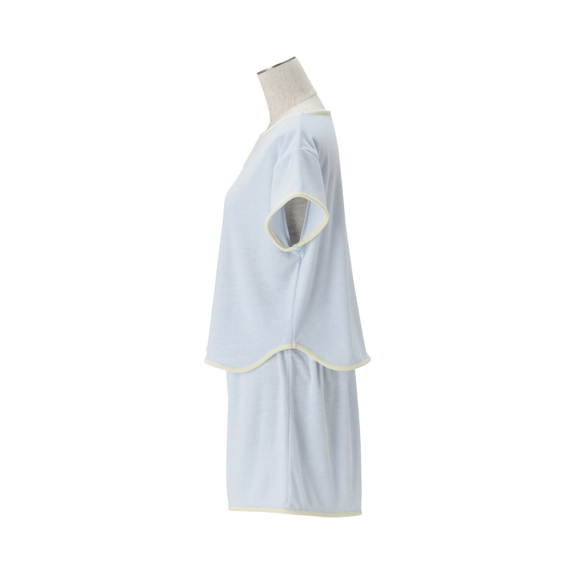 Cool Touch Pile Pajamas Light Blue