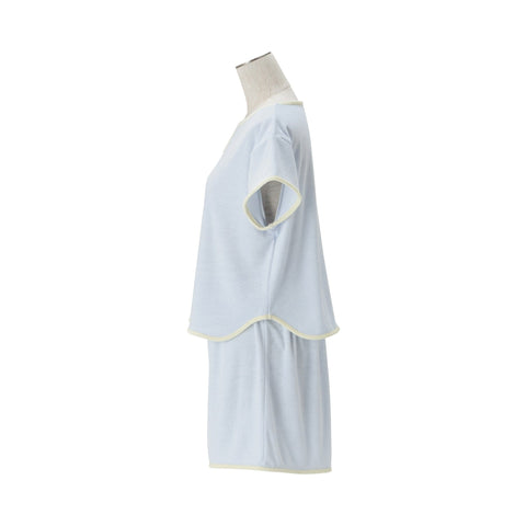 Cool Touch Pile Pajamas Light Blue