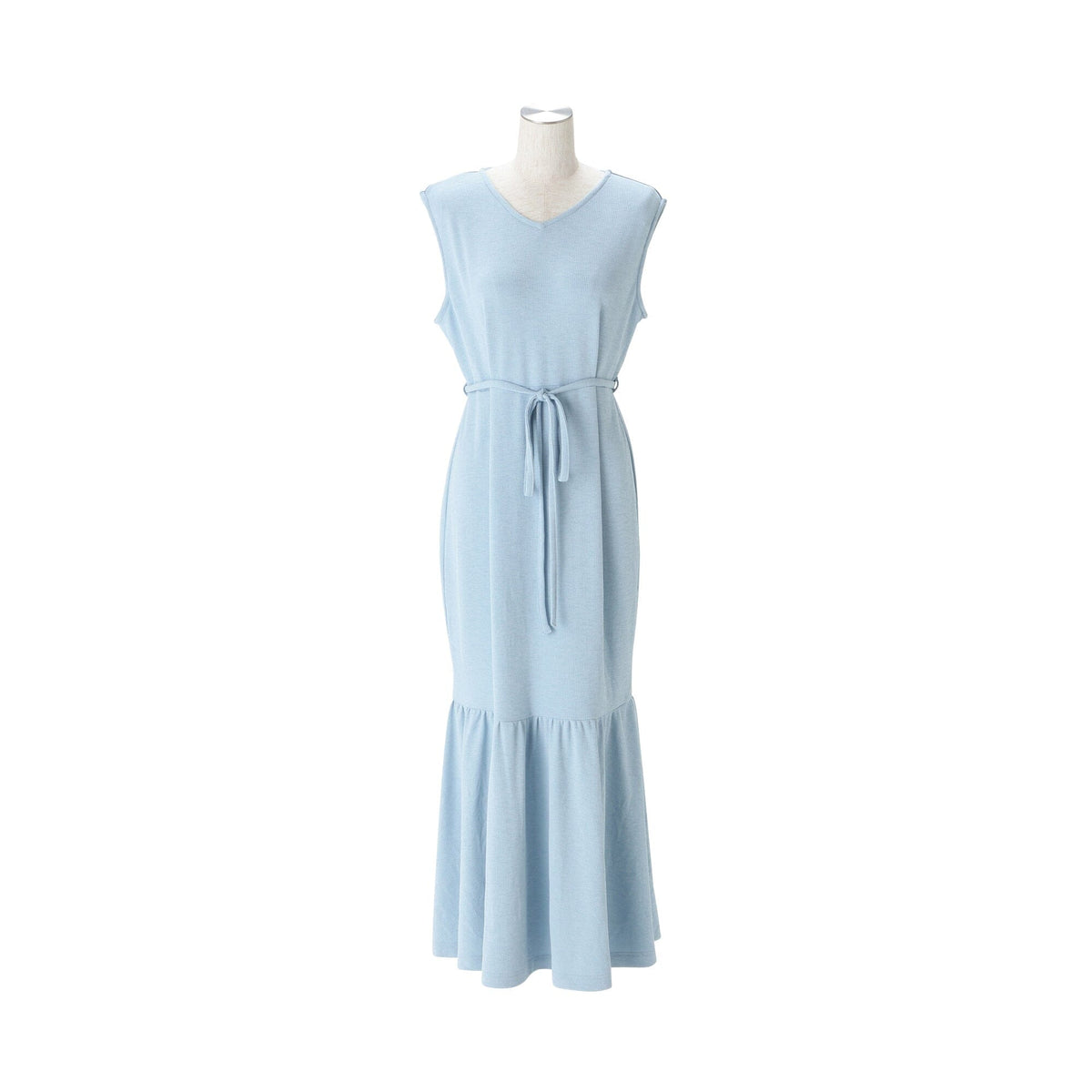 Ice Touch Rib One Piece Light Blue
