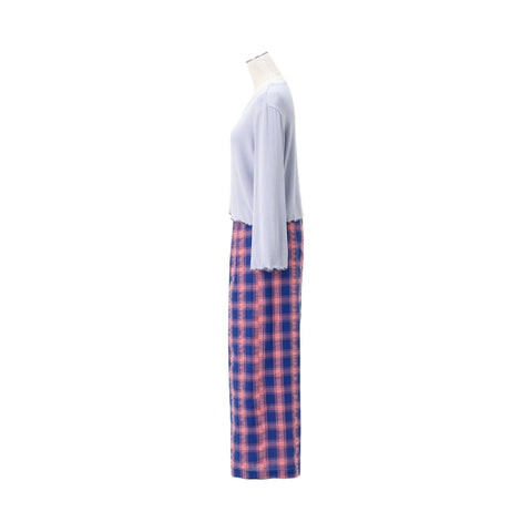 Check Pattern Roomwear Blue