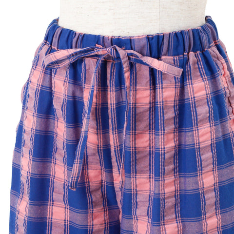 Check Pattern Roomwear Blue
